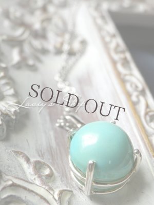 画像6: ラウンドカボションターコイズの1粒ネックレス