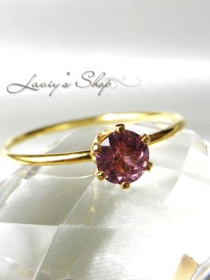 画像3: 宝石パープルカラースピネルの1粒リング