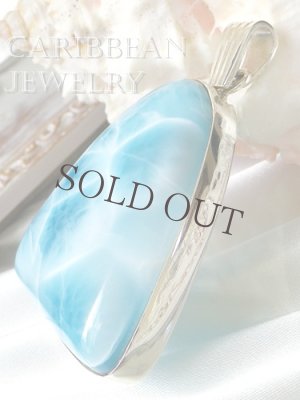 画像3: 特大高品質ラリマールのペンダントトップ