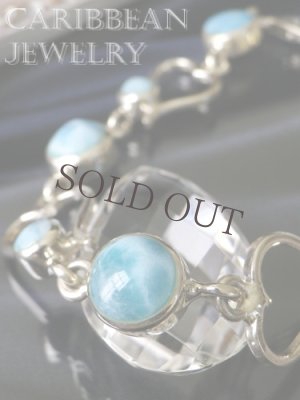 画像5: カジュアルラリマールのオープンハートデザインブレスレット