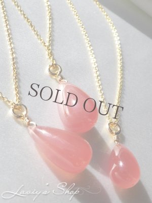 画像4: ラスト！大粒インカローズドロップの1粒ネックレス