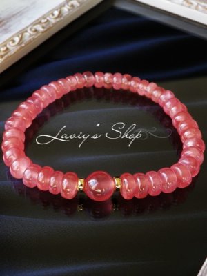 画像8: SAグレード！アルゼンチン産インカローズの贅沢スピリチュアルブレスレット