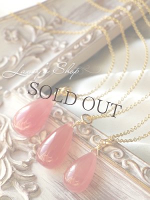 画像2: ラスト！大粒インカローズドロップの1粒ネックレス