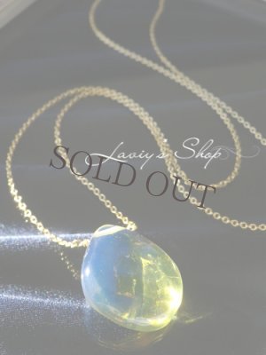 画像5: 逸品！ブルーアンバーの1粒ネックレス