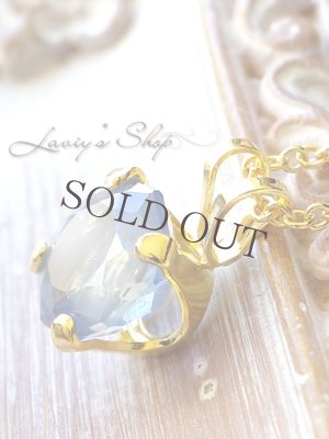 画像3: ブラジル産オペークブルーアパタイトの1粒ネックレス