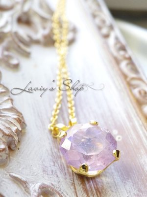 画像4: ブラジル産ライラックカラーアパタイトの1粒ネックレス