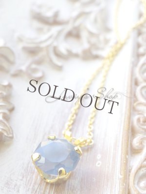 画像5: ブラジル産オペークブルーアパタイトの1粒ネックレス