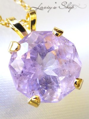 画像8: ブラジル産ライラックカラーアパタイトの1粒ネックレス