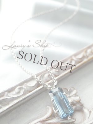 画像3: 宝石ブルートルマリンの1粒ネックレス