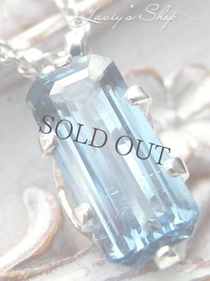 画像10: 宝石ブルートルマリンの1粒ネックレス