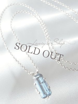 画像5: 宝石ブルートルマリンの1粒ネックレス