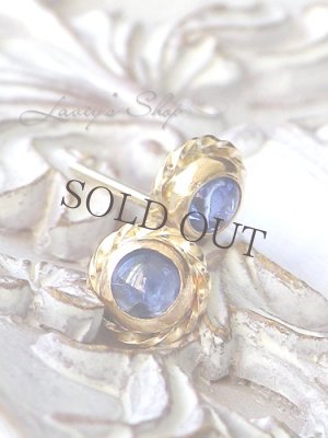 画像5: ロイヤルブルーカイヤナイトのデザイン枠ピアス