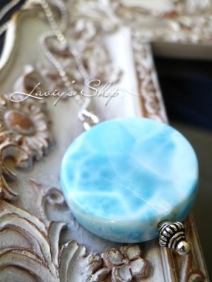 画像3: コインカットラリマールのスタイリッシュネックレス