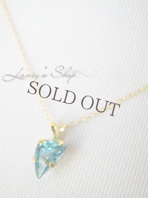 画像7: ファンシーカット！ネオンブルーアパタイトの1粒ネックレス