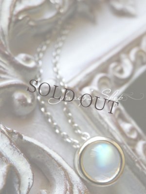 画像3: 逸品ロイヤルレインボームーンのプチネックレス