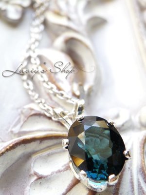 画像5: 宝石インディコライトの1粒ネックレス