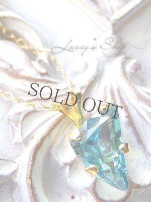 画像3: ファンシーカット！ネオンブルーアパタイトの1粒ネックレス