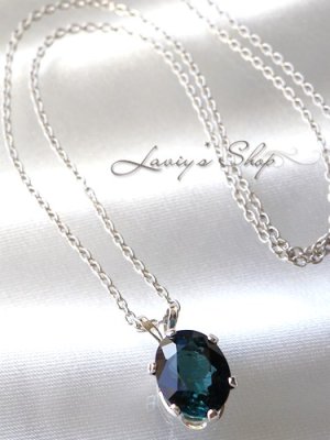 画像6: 宝石インディコライトの1粒ネックレス