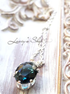 画像8: 宝石インディコライトの1粒ネックレス