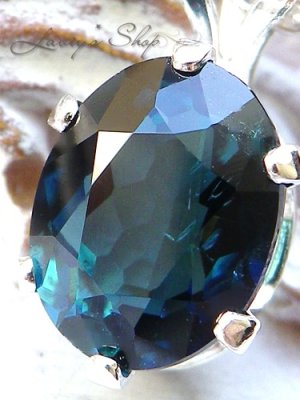 画像9: 宝石インディコライトの1粒ネックレス