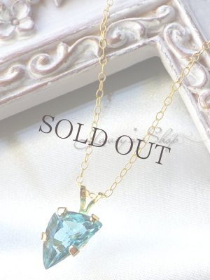 画像4: ファンシーカット！ネオンブルーアパタイトの1粒ネックレス