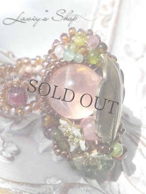 画像4: 宝石猫目ローズクォーツリング~STRAWBERRY-FIELDS~