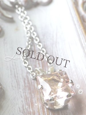 画像6: 宝石モルガナイトの1粒ネックレス(princess)