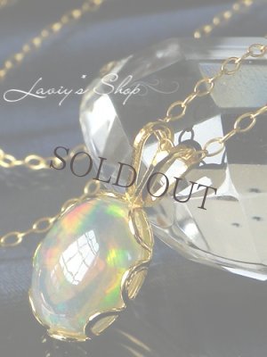 画像3: エチオピア産オパールの1粒ネックレス