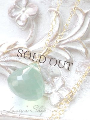 画像3: オニオンカットサーペンティンの1粒ネックレス