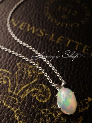 画像5: Silver925/美麗！エチオピア産オパールの1粒ネックレス