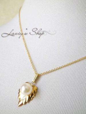 画像9: 天然色！バロックアコヤ真珠のリーフネックレス