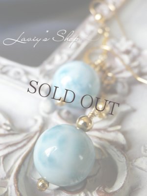 画像5: 高品質ラリマールのロングチェーンピアス