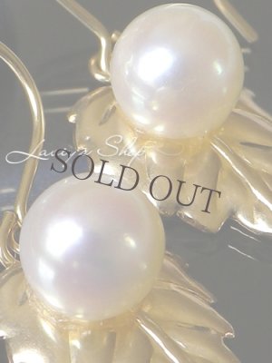 画像3: 天然色！バロックアコヤ真珠のリーフピアス