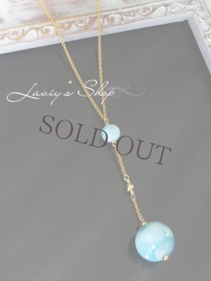 画像4: 高品質ラリマールのYラインネックレス