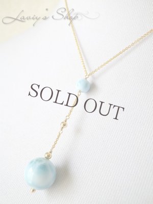 画像8: 高品質ラリマールのYラインネックレス