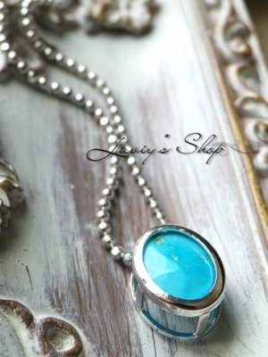 画像7: スリーピングビューティーターコイズのベゼル枠ネックレス