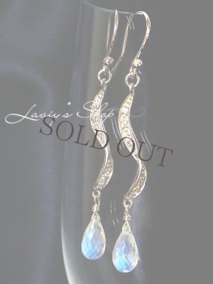 画像10: 高品質ブルームーンのデザインピアス