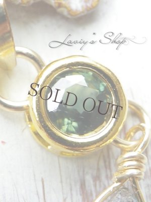 画像6: ブルーグリーンサファイアとラブラドライトのネックレス