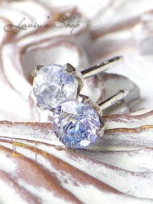 画像2: 稀少宝石/エレメージェーバイトのスタッドピアス