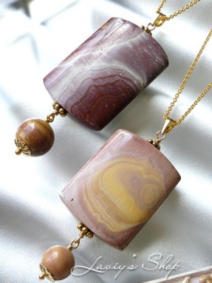 画像3: ラスト！大粒ヒッコライトのデザインネックレス