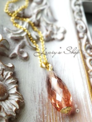 画像5: 宝石トルマリンブリオレットの1粒ネックレス(ロゼ)