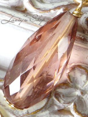 画像7: 宝石トルマリンブリオレットの1粒ネックレス(ロゼ)