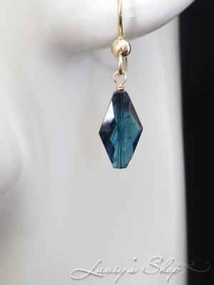 画像8: ファンシーカットインディコライトの1粒ピアス