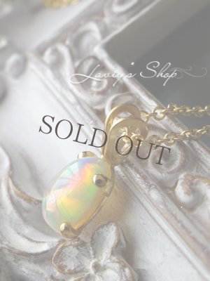 画像4: オーストラリア産セミブラックオパールの1粒ネックレス