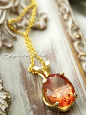 画像6: 逸品！オレゴンサンストーンの1粒ネックレス