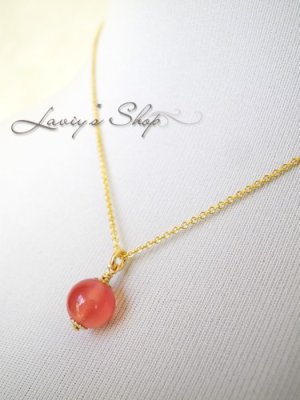 画像8: SAグレード！アルゼンチン産インカローズの1粒ネックレス