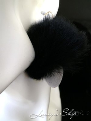 画像9: ラビットファーとベロアチャームのピアス