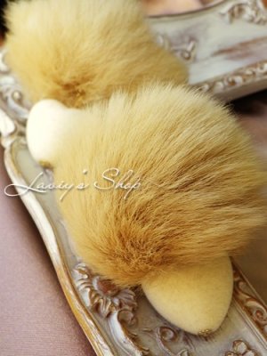 画像4: ラビットファーとベロアチャームのピアス