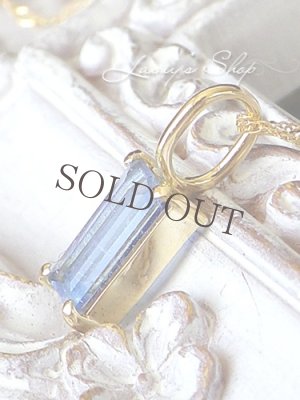 画像2: 手巻き枠！K18稀少宝石エレメージェーバイトの1粒ネックレス