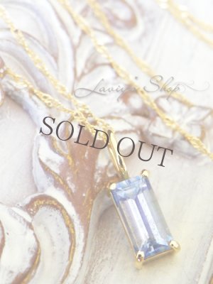 画像3: 手巻き枠！K18稀少宝石エレメージェーバイトの1粒ネックレス